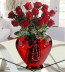 Kalp Güzeli 15 Kırmızı Gül C-KLP123