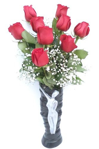 Biricik Aşkıma, Vazoda 9 Gül - Görsel 4