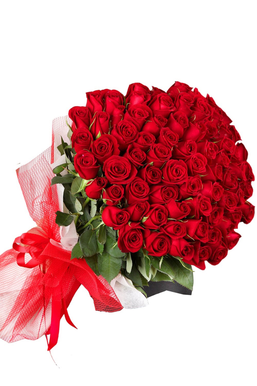 Birinci Sınıf 51 Kırmızı Gül Buketi C-BUK171 - Görsel 2