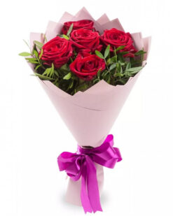 5 Kırmızı Gül Buket