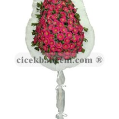 Tek Katlı Pembe Düğün Açılış Nikah Çiçeği