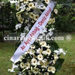 Beyaz Düğün & Nikah Ferforje Çiçekleri
