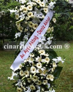 Beyaz Düğün & Nikah Ferforje Çiçekleri