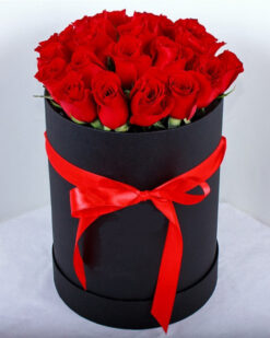 Kutu İçinde 17 Adet KırmızıGül