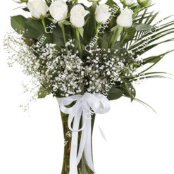 Kırmızı Gül Beyaz Gerbera C-CAM108