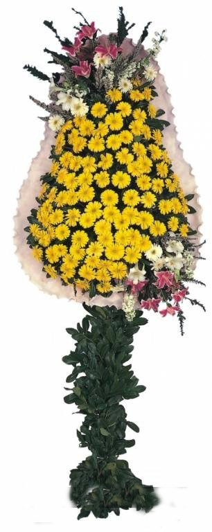 Tek Katlı Sarı Düğün Nikah Açılış Nikah Çelenkleri - Görsel 2