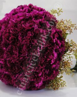 Bordo Karanfil Gelin Buketleri