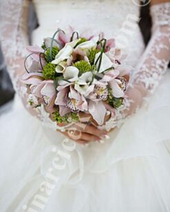 Gelin Buketi Pembe Orkide