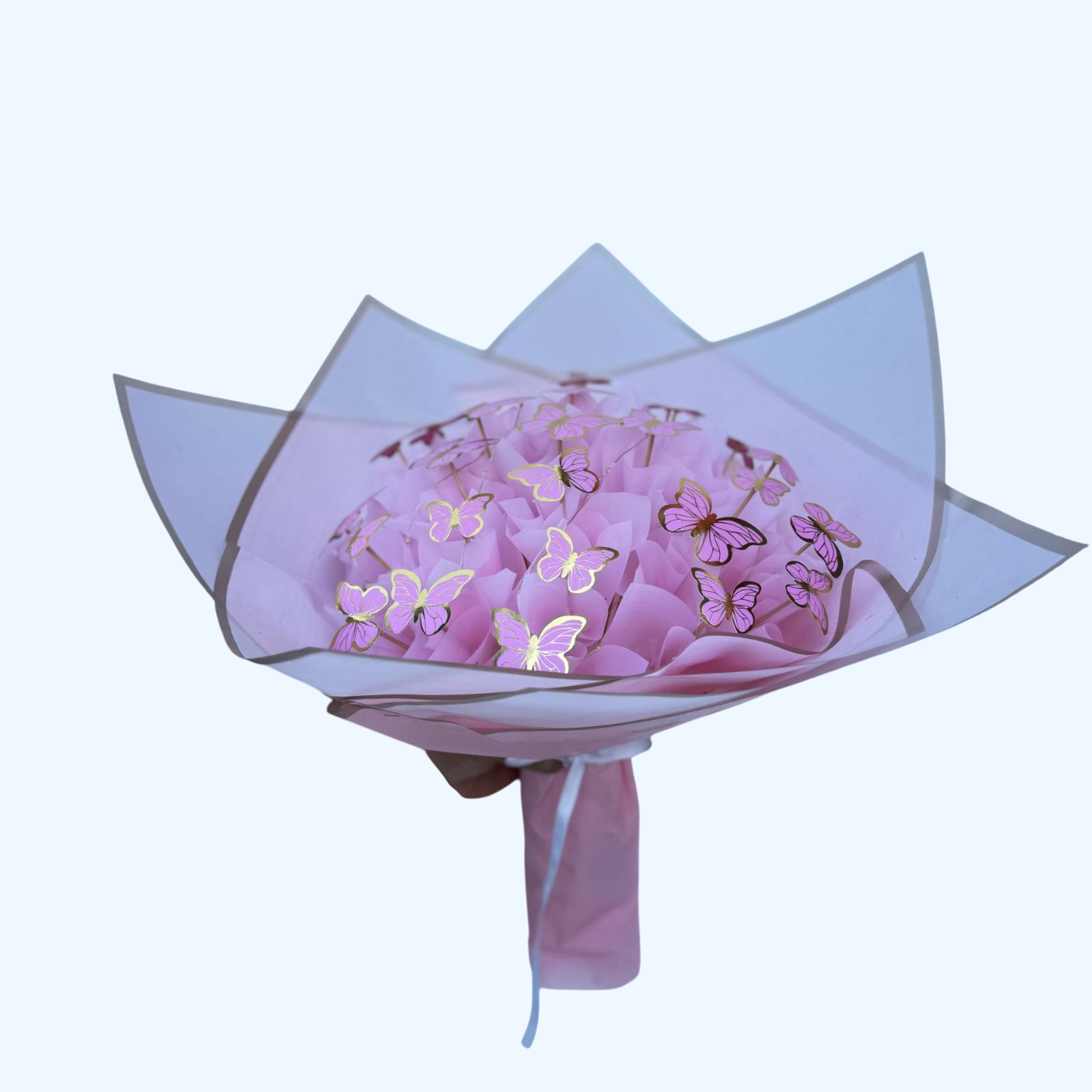 Kelebek Buketi Renkli Led Işıklı - Görsel 13