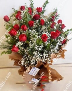 Biricik Aşkıma Kırmızı Gül Buketi C-BUK109