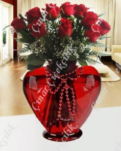 Kalbimin Aynası 11 Kırmızı Gül C-KLP121