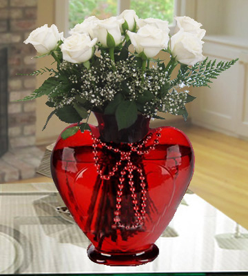 Kalbimin Sahibine 9 Beyaz Gül C-KLP119 - Görsel 2