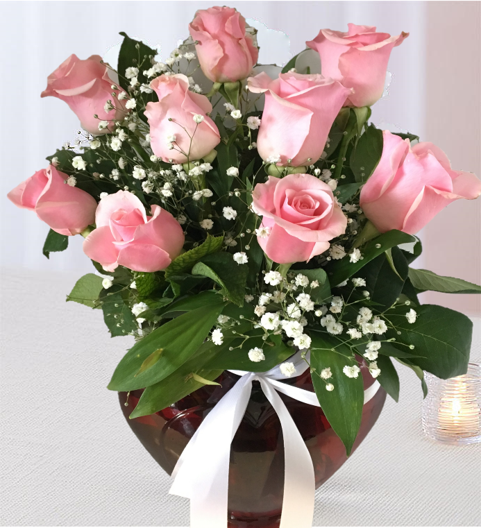 Tatlı Supriz, 9 Adet Açık Pembe Gül - C-KLP128 - Görsel 3