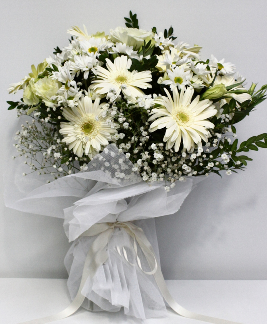 Masum Sevgi Beyaz Kır Buketi C-BUK155 - Görsel 2