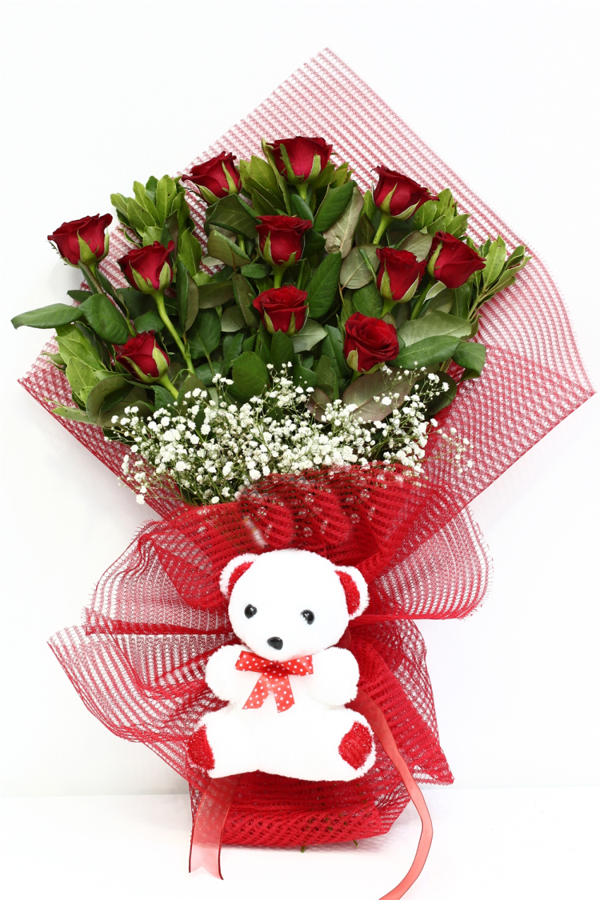 Aşkın Alevi Kırmızı Gül Buketi C-BUK133 - Görsel 2