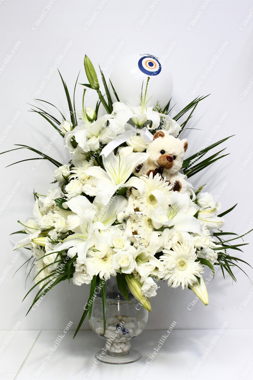 Beyaz Düş Çiçek Aranjman C-AR112