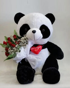 Aşk Bekçisi Oyncak Panda 13 Gül C-OY132