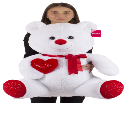 Peluş Kalpli Oyuncak (70cm)