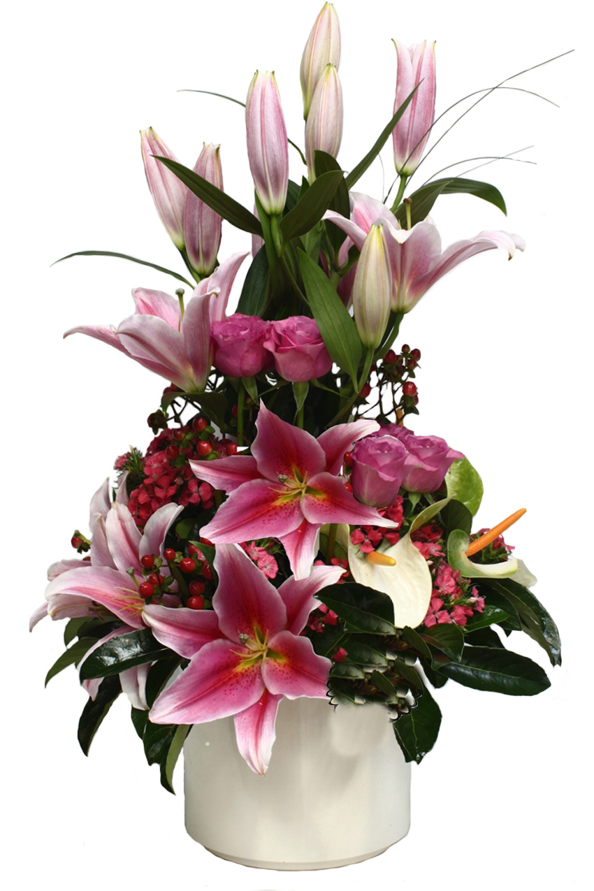 Vazgeçilmez Pembe Lilyum Gül C-AR152 - Görsel 2