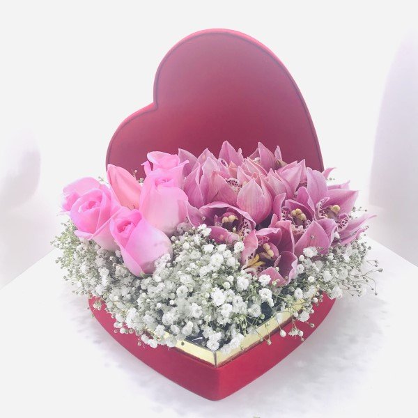 Samimiyet: Pembe Gül & Orkide - Görsel 3