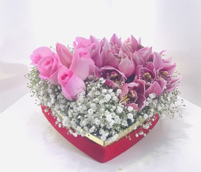 Samimiyet: Pembe Gül & Orkide - Görsel 5