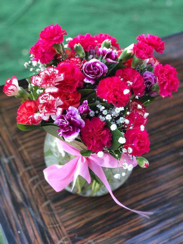 Seramik Vazoda Karışık Aranjmanı - Görsel 2